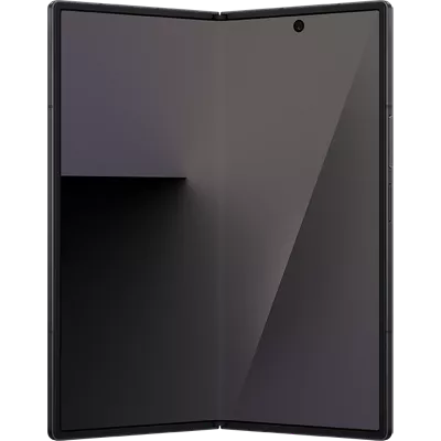 Folding mode of Samsung Galaxy Z Fold7 showing large unfolded display